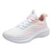 Women's Flyknit Casual Shoes Spring Summer 2024 Breathable Comfortable Mesh Sports Shoes for Mothers_vogvips.com