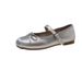 Korean Bow Flat Ballet Shoes Summer Shallow Mouth With Skirt Fashionable Mary Jane Shoes_vogvips.com