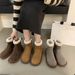 Snow Boots, Winter 2025 New Style, Forest-style, Vintage, Lined With Fleece And Cotton, Flat-heeled, Furry Short Boots, Women's_vogvips.com