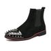 New Fashion Chelsea Boots Men's Brown Retro High-top Men's Boots European And American Fashion Boots British Gentleman Leather Boots_vogvips.com