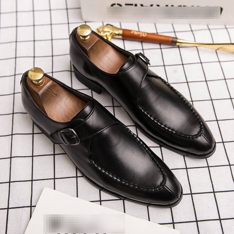 European And American Fashion New Pointed Toe Men's High Heels, Crocodile Embossed Business Formal Wear Men's Shoes Banquet Dress Wedding Leathershoes_vogvips.com