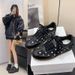 .Retro Metal Buckle Dechen Women's Spring-autumn New Style Casual Outerwear Wearable Casual Lace-up Single Shoes For Women_vogvips.com