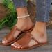 Large Size 2025 Summer New Women's Solid Color Knitted Simple Daily Beach Slippers_vogvips.com