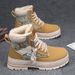 Brand Factory Store Winter Trend Plush Martin Boots, Work Boots, Motorcycle Boots, Warm Casual Shoes, Warm And Anti Slip_vogvips.com