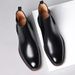 Men's dress leather shoes Leather boots High top boots_vogvips.com