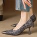 Women S Single Shoes With High End Leopard Print Stiletto Heels Pointed Toe Shallow Mouth Fashionable And Elegant_vogvips.com