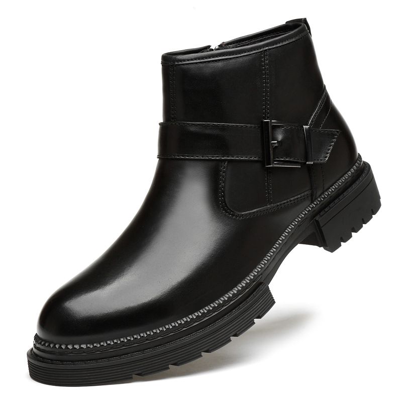 Men's Shoes Dress Leather Shoes Men's, Leather Boots Men's Medium Casual Shoes Large Size_vogvips.com