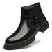 Men's Shoes Dress Leather Shoes Men's, Leather Boots Men's Medium Casual Shoes Large Size_vogvips.com