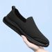 Type Flying Woven Shoes Work Training Shoes Men's Soft Sole Non-slip And Wear-resistant Outdoor Casual Cloth Shoes_vogvips.com