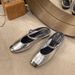 Women's 2024 Summer New Style Flat Soled Slip On Mules For Outdoor Wear French Sandals_vogvips.com