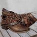 Women’s Shoes Large Size Rivet Boots Chunky Heel Mid-Heel Chain Ankle Boots_vogvips.com
