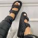 SHLIANG New Women Summer Sandals Flat Platform Sandals Fashion Fish Mouth Rome Sandals Casual Shoes For Women Y0290_vogvips.com