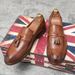 Casual Hairstylist Pointed Toe Korean Men's British Style Large Size Leather Shoes_vogvips.com