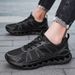 New Men's Running With Oversized Mesh, Breathable Casual EVA Sole, Lightweight Cushioning And Rebound, Urban Commuting_vogvips.com