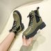 High Top Martin Women, Autumn And Winter New British Style Casual Versatile Skirt, Showing Off Legs, Slim Boots For_vogvips.com