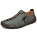 Handmade Leather Men Shoes Casual Slip On Loafers Breathable Leather Shoes Men Flats Hot Sale Moccasins Tooling Shoes Plus Size_vogvips.com