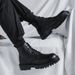 European Warm Series Trendy Martin For Men, High Top, Fashionable Spring And Autumn British Style, Mid-Top Shoes, Height Increasing Black_vogvips.com