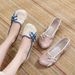 Women’s Shoes New Style Embroidered Cloth Shoes Cheongsam Temperament Retro Single Shoes Old Embroidered Shoes Ethnic Style Women's Shoes_vogvips.com