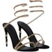 RC Crystal Snake-Shaped Wrapped Thin Heel High Heels 2025 New Sexy Socialite Open-Toe One-Strap Sandals For Women_vogvips.com