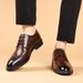 New brogues men's leather retro carved men's shoes_vogvips.com