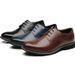Suitable For All Seasons New Large Size Leather Korean Style Trendy Versatile Youth British Pointed Toe Lace-up Business Casual Men's Shoes_vogvips.com