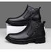 Large Size Martin Boots Men's Casual Medium Tube Head Layer Non-slip And Warm_vogvips.com