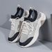 Women's New Mesh Breathable White Women's Autumn Fly Woven Niche Versatile Casual Shoes Soft Sole_vogvips.com