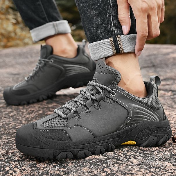 Outdoor Cross-country Mountaineering Running Shock-absorbing Hiking Shoes_vogvips.com
