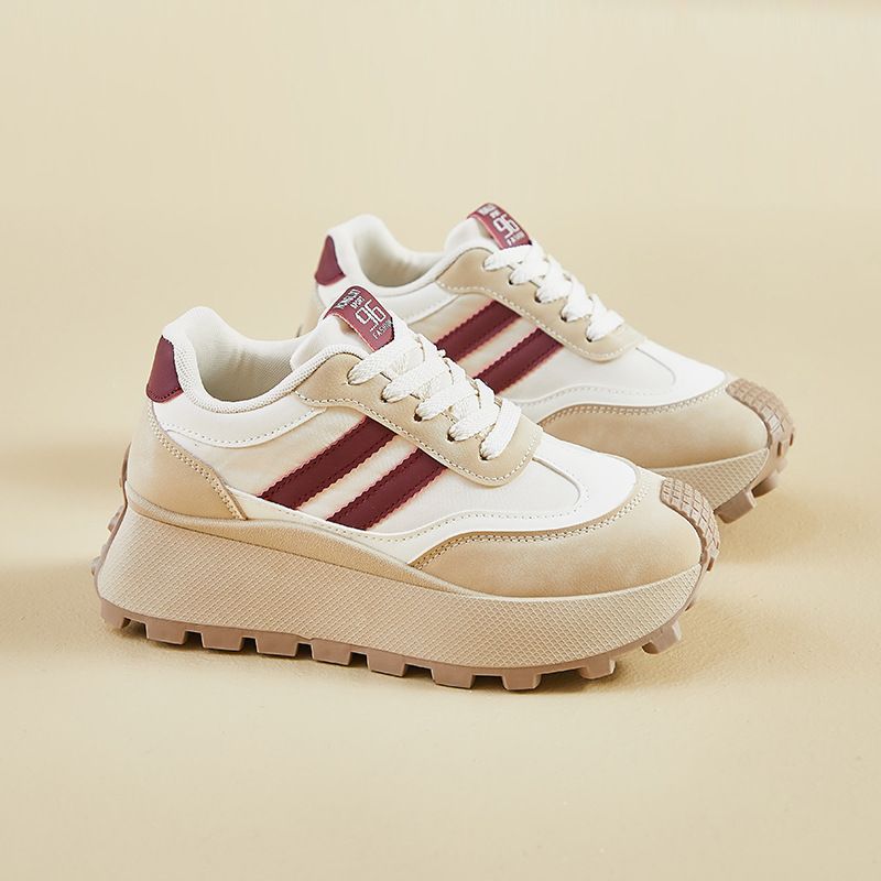 Forrest Gump Shoes Female Students Running Sports Platform Heightening Shoes Casual Shoes_vogvips.com
