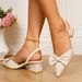 2026 Summer New European And American Versatile Fairy-Style High-Heeled Comfortable Solid Color Bowknot Cross-Border_vogvips.com