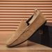SHLIANG New Men's Slip-On Flat Bottom Fashion Casual Shoes Breathable Comfortable Insole Large Size Loafers Durable Seams X0027_vogvips.com