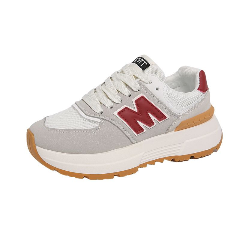 Dad Shoes Female Student Sports Running Shoes Casual Shoes Platform Height Increase_vogvips.com