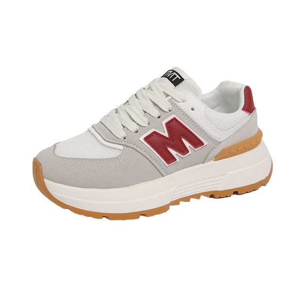 Dad Shoes Female Student Sports Running Shoes Casual Shoes Platform Height Increase_vogvips.com