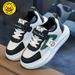 New Children's Sports Non-Slip Casual Versatile Flat Trendy Little Boys Leather Panel All-Season Girls' Shoes_vogvips.com