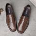 Leather Shoes Men's Large Size Men's Leather Shoes Men's Shoes Casual Shoes Commuter Loafers_vogvips.com