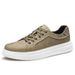 First Layer Cowhide Board Shoes Round Head Lace-up Low-top Shallow Mouth Cowhide Surface Flat-bottom Sports And Leisure Shoes_vogvips.com