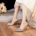 Upscale Lingerie French Heels, Women's Size Bridal Shoes_vogvips.com