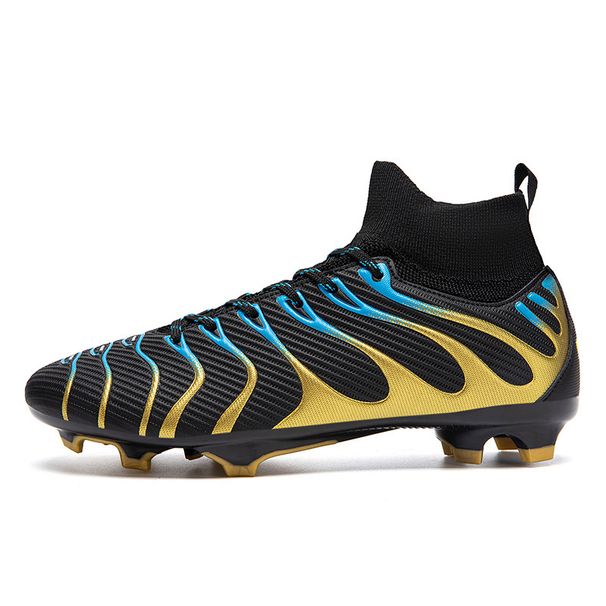 Professional Competition Outdoor Anti-skid Training Long Nails Broken Nails High-top Football Shoes Men's And Women's Football Shoes_vogvips.com