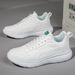 Men's New Leather Trendy Casual Board Men's And Women's Versatile White Shoes, Student Soft Soled Comfortable Running_vogvips.com