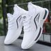 Men's Summer Sports Shoes New Style Non Slip Casual Running Flyknit Breathable Comfortable White Wholesale_vogvips.com
