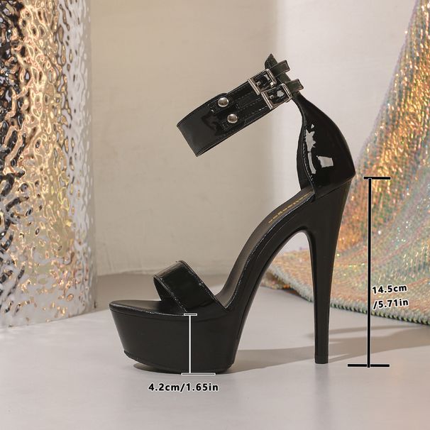 Summer Women's Sandals Waterproof Platform Thick Heel Open Toe Shoes_vogvips.com