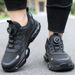 Ankle Work Safety Synthetic Upper Rubber Outsole Anti-Slip Wide Toe Box Anti-impact And Anti-piercing Shoes Men_vogvips.com