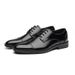 Spring New Pointed Toe Lace-up Business Formal Leather For Men British Brogue Wedding Shoes_vogvips.com