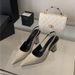 MTX 2025 Spring Summer New Patent Leather Chunky Closed-Toe Sandals For Women Elegant Versatile Niche Square Toe Backless_vogvips.com
