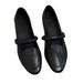 2026 Spring/Summer New French Style Leather Round-Toe Chunky Heel Mary Jane For Women, Casual Soft Sole Slimming_vogvips.com
