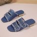 Foreign Trade Cross-border Large-size Tassel Slippers Women, Available For Outdoor Wear, New Summer Korean-style Casual_vogvips.com