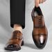 Wenzhou 2025 Three-Joint Suit Business Formal Leather Men's Pointed Commuting Office Shoes_vogvips.com