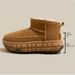 Women's Shoes Thick Soled Snow Boots In Winter New Short Tube Plus Velvet Thickened Warm Inner Height Increase Waterproof And Non Slip_vogvips.com