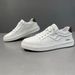 2025 Spring Edition Genuine Leather Board Versatile Trendy Casual Men's Low Cut White Shoes_vogvips.com