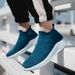 Popular Sprin And Summer New Slip-on Casual Shoes Couples, Sporty Lazy Mesh Breathable Shoes, Available For_vogvips.com